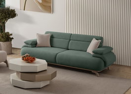 Atelier Del Sofa Bonjo Silver - Green Sofá de 3 plazas